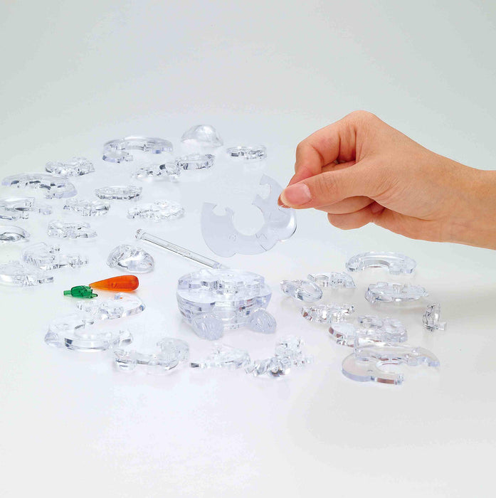 Beverly Crystal 3D Puzzle 486589 Rabbit Clear (43 Pieces) 3D Crystal Animal Puzzle- Japan Figure Store - #1 Bring To You The Best Japanese Goods