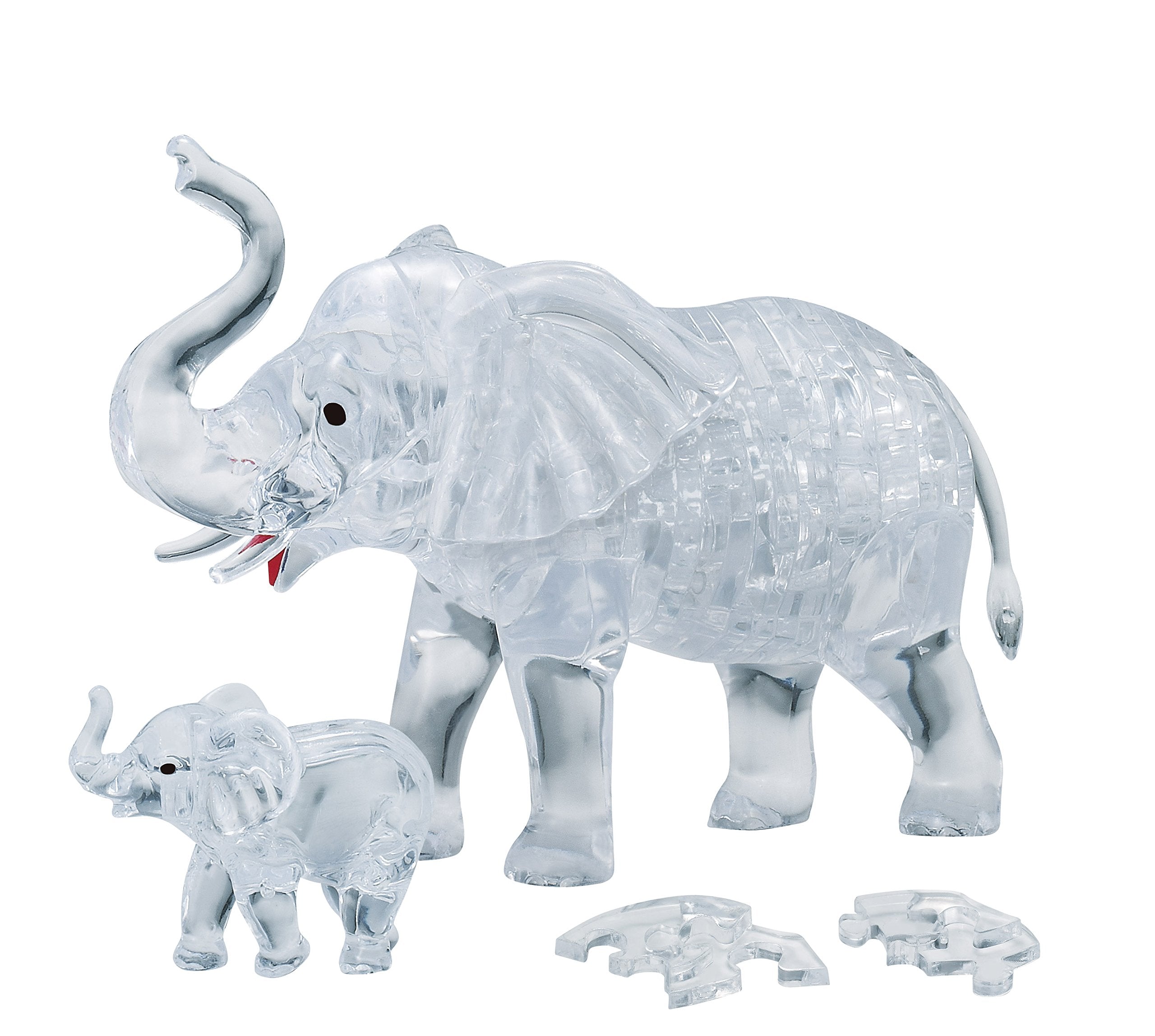 BEVERLY Crystal 3D Puzzle 486503 Elephant Clear 46 Pieces- Japan Figure Store - #1 Bring To You The Best Japanese Goods