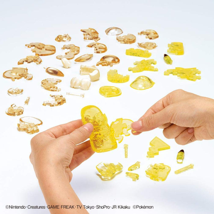 Beverly Crystal 3D Puzzle Pokemon Pikachu & Eievui (48 Pieces) Pokemon 3D Jigsaw Puzzle- Japan Figure Store - #1 Bring To You The Best Japanese Goods