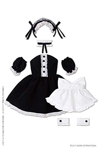 AZONE Fao090-Blk Azo2 Lolita Maid Dress Set Black- Japan Figure Store - #1 Bring To You The Best Japanese Goods