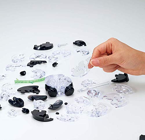 Beverly Crystal 3D Puzzle 486558 Panda & Baby (50 Pieces) Animal Crystal Puzzle- Japan Figure Store - #1 Bring To You The Best Japanese Goods