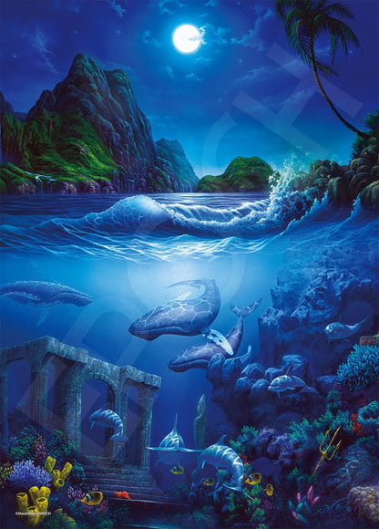 EPOCH 07-728S Jigsaw Puzzle Atlantis Revisited David Miller Glow In The Dark 500 Pieces- Japan Figure Store - #1 Bring To You The Best Japanese Goods