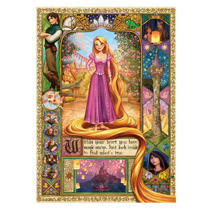 TENYO D500-669 Jigsaw Puzzle Disney Tangled Rapunzel Within Your Heart 500 Pieces- Japan Figure Store - #1 Bring To You The Best Japanese Goods