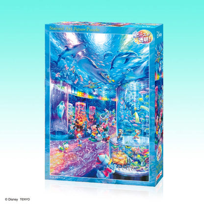Tenyo 500pc Jigsaw Puzzle Disney Night Aquarium Tight Series Stained Art 25x36cm- Japan Figure Store - #1 Bring To You The Best Japanese Goods
