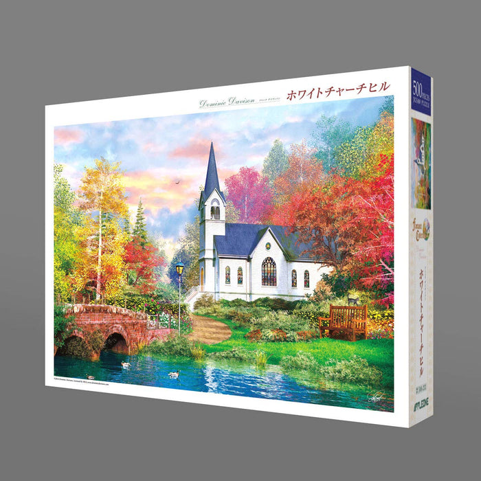 APPLEONE Jigsaw Puzzle 500-233 Dominic Davison White Church Hill 500 Pieces- Japan Figure Store - #1 Bring To You The Best Japanese Goods