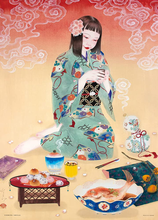 YANOMAN - 05-1060 Jigsaw Puzzle Lively Traditional Japanese Feast - 500 Pieces- Japan Figure Store - #1 Bring To You The Best Japanese Goods