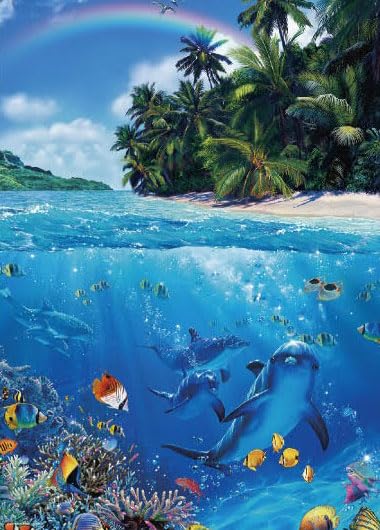 Yanoman 500pc Jigsaw Puzzle Lassen Another Blue World 38x53cm- Japan Figure Store - #1 Bring To You The Best Japanese Goods