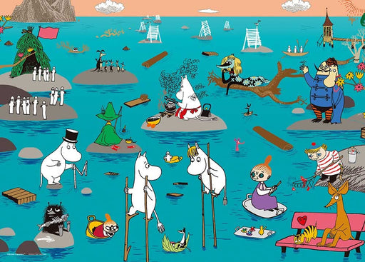 500 Piece Jigsaw Puzzle Moomin Moomin In Love (38X53Cm)- Japan Figure Store - #1 Bring To You The Best Japanese Goods