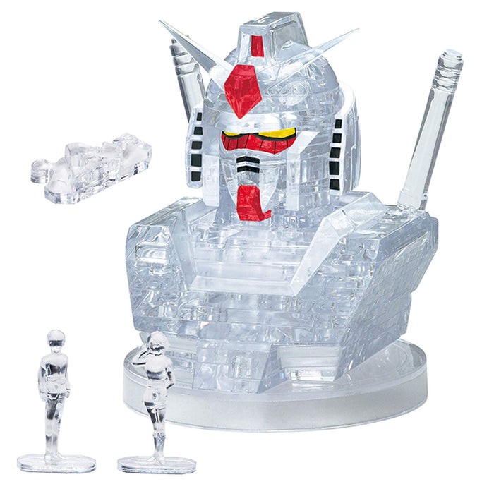 Beverly Crystal 3D Puzzle 50198 Rx-78-2 Gundam Clear Crystal Gundam Puzzles- Japan Figure Store - #1 Bring To You The Best Japanese Goods