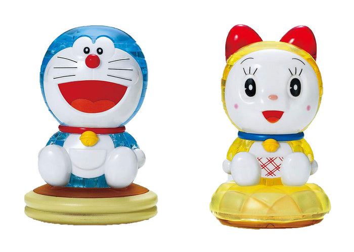 Beverly Crystal 3D Puzzle 487173 Doraemon & Dorami 3D Crystal Doraemon Puzzle- Japan Figure Store - #1 Bring To You The Best Japanese Goods