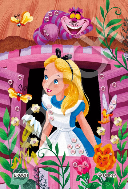 EPOCH 70-037 Jigsaw Puzzle Disney Alice In Wonderland Window Alice Decoration Puzzle 70 S-Pieces- Japan Figure Store - #1 Bring To You The Best Japanese Goods