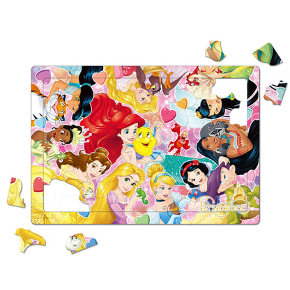 TENYO Jigsaw Puzzle Disney Princesses And Friends 80 Pieces Child Puzzle- Japan Figure Store - #1 Bring To You The Best Japanese Goods