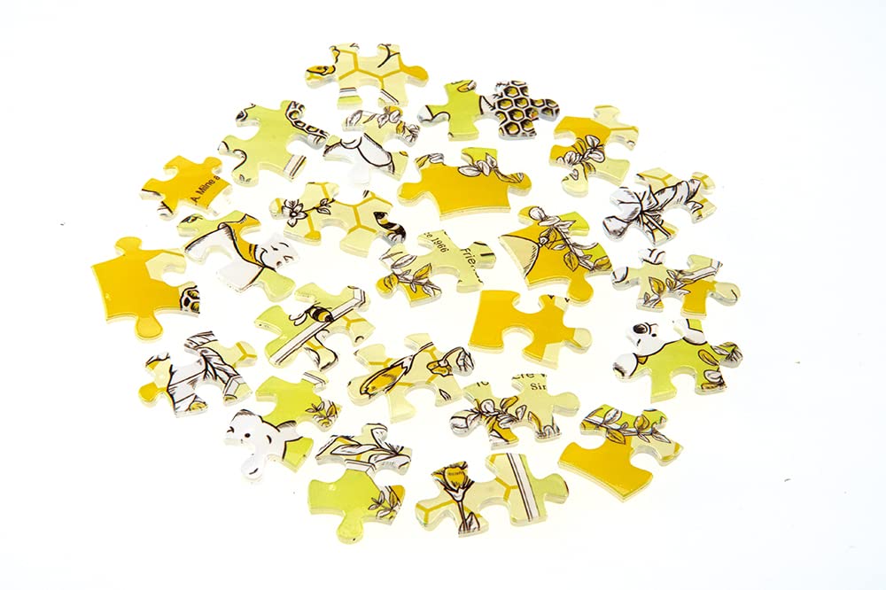 YANOMAN 2201-64 3D Led Lamp Shade Puzzle Disney Winnie The Pooh Botanical Pattern 80 Pieces- Japan Figure Store - #1 Bring To You The Best Japanese Goods