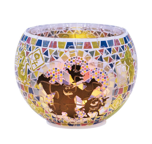 YANOMAN - 2201-56 3D Led Lamp Shade Puzzle Disney Glass Mosaic Monsters Inc. - 80 Pieces- Japan Figure Store - #1 Bring To You The Best Japanese Goods