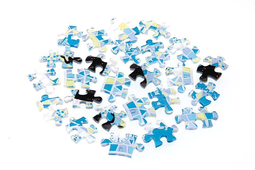 YANOMAN 2201-61 3D Led Lamp Shade Puzzle Disney Cinderella Glass Mosaic Pattern 80 Pieces- Japan Figure Store - #1 Bring To You The Best Japanese Goods