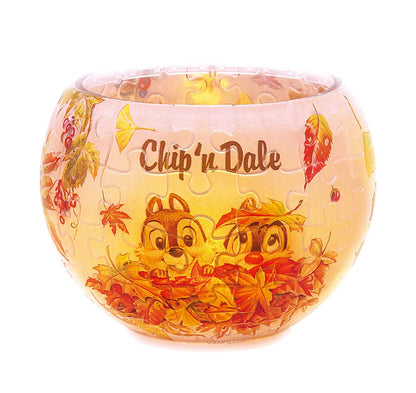 YANOMAN 2201-65 3D Led Lamp Shade Puzzle Disney Chip And Dale Let'S Play Together 80 Pieces- Japan Figure Store - #1 Bring To You The Best Japanese Goods