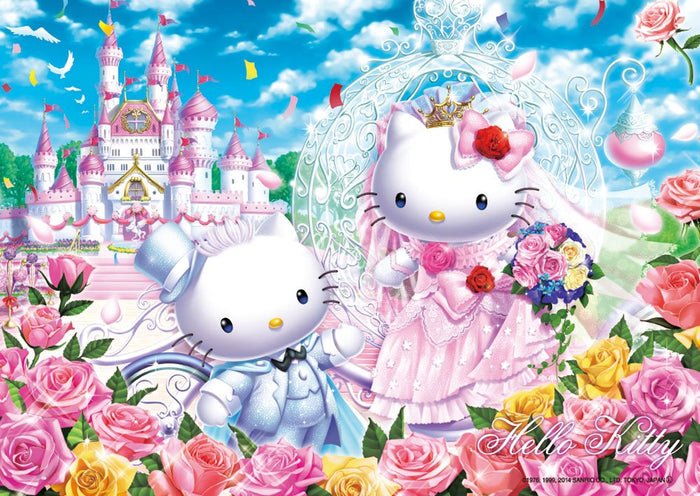 BEVERLY Jigsaw Puzzle 88-002 Sanrio Hello Kitty Castle Wedding 88 L-Pieces- Japan Figure Store - #1 Bring To You The Best Japanese Goods