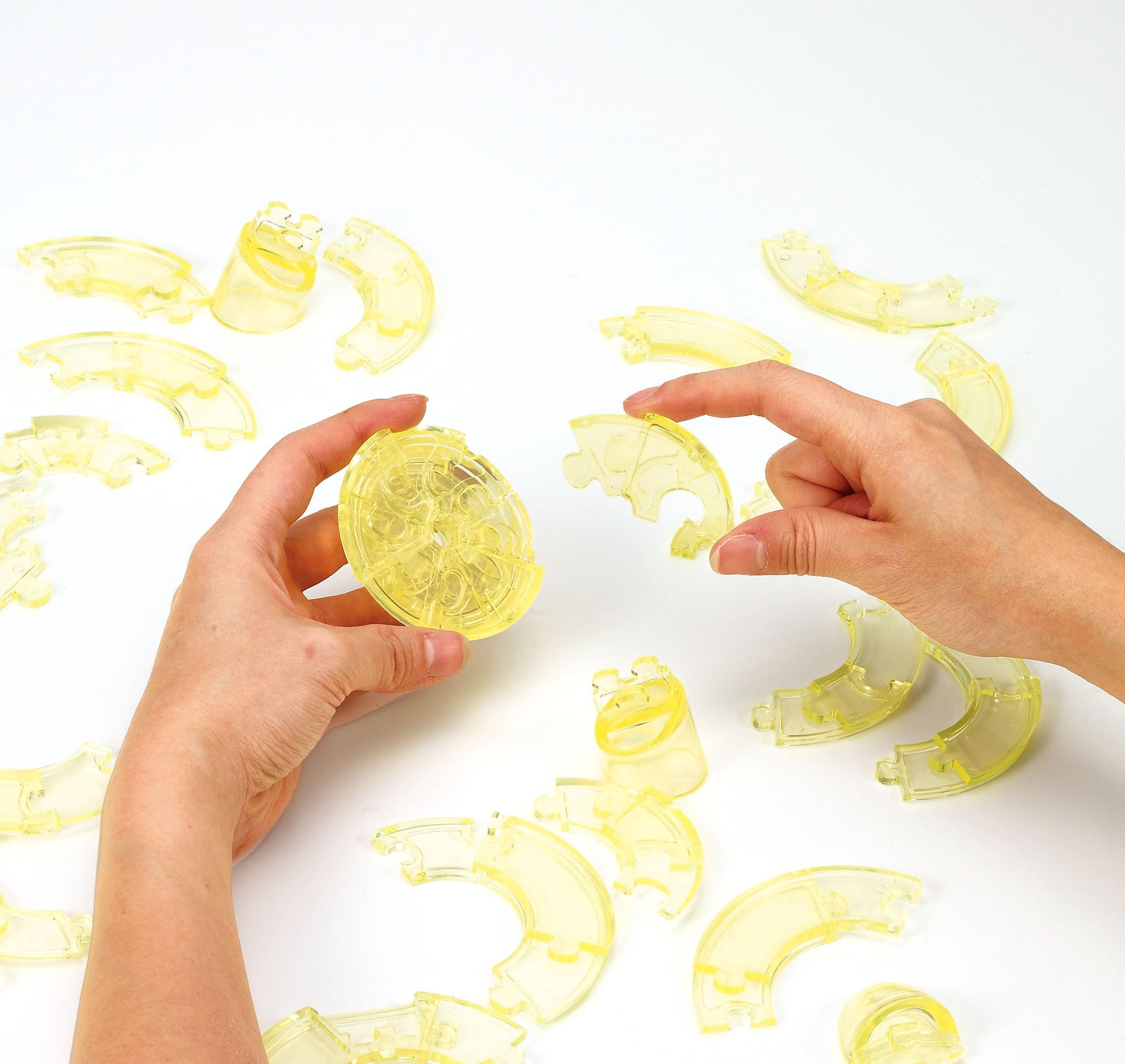 Beverly Crystal 3D Puzzle 486374 Piggy Bank Yellow (93 Pieces) 3D Piggy Bank Puzzle- Japan Figure Store - #1 Bring To You The Best Japanese Goods