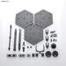 BANDAI Action Base 4 Black For 1/100 Scale Kit- Japan Figure Store - #1 Bring To You The Best Japanese Goods