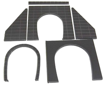 Advance Z Gauge 0001 Single Track Tunnel Portal (Concrete) 2 Sets (Acrylic Structure Kit)- Japan Figure Store - #1 Bring To You The Best Japanese Goods