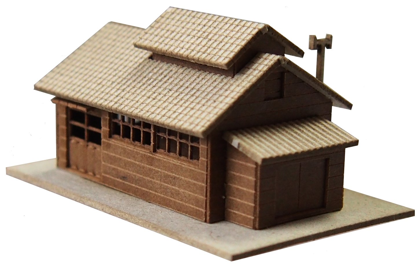 Advance Z Scale 0033 Engine Depot Bathroom (Paper Structure Kit)- Japan Figure Store - #1 Bring To You The Best Japanese Goods
