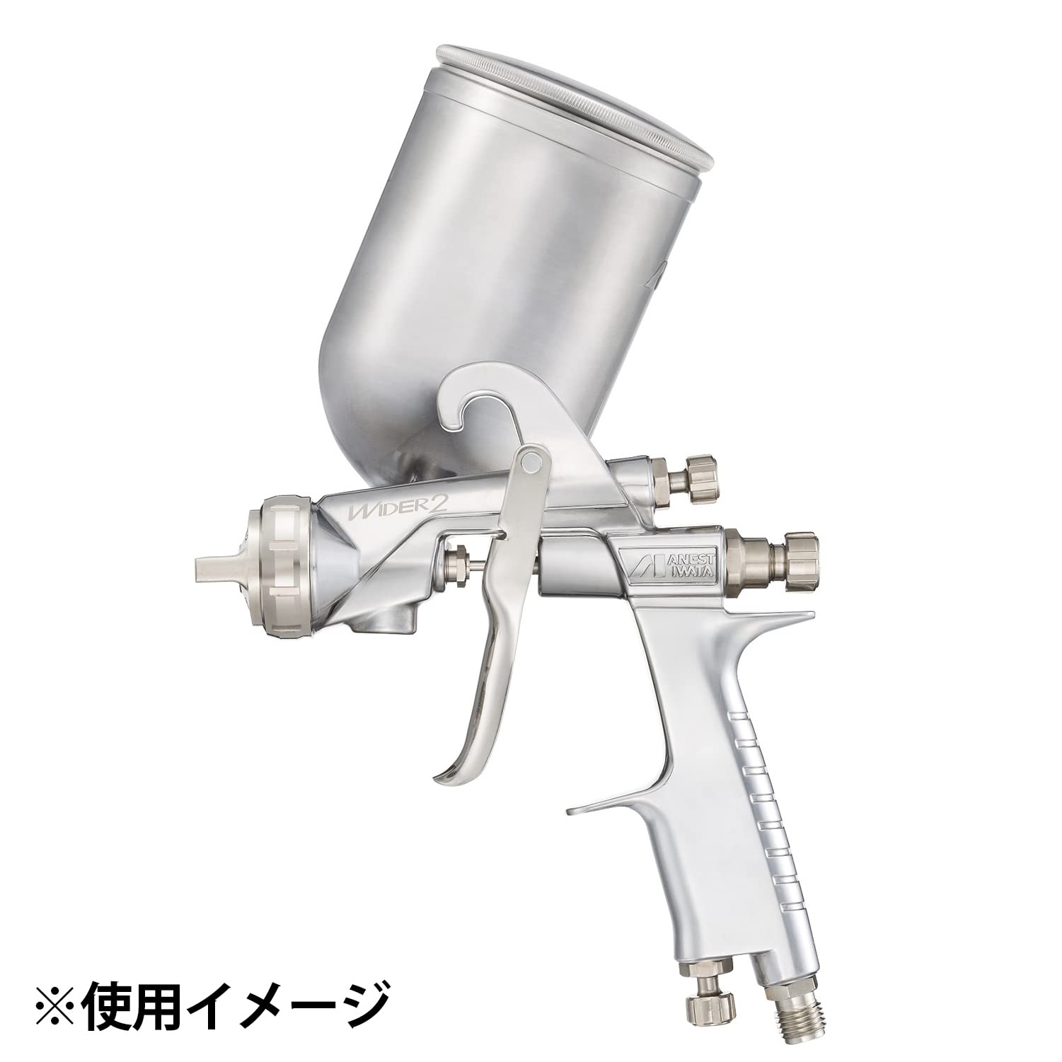 ANEST IWATA Wider2-25W1G Gravity Feed Portable Spray Gun 2.5Mm Nozzle- Japan Figure Store - #1 Bring To You The Best Japanese Goods