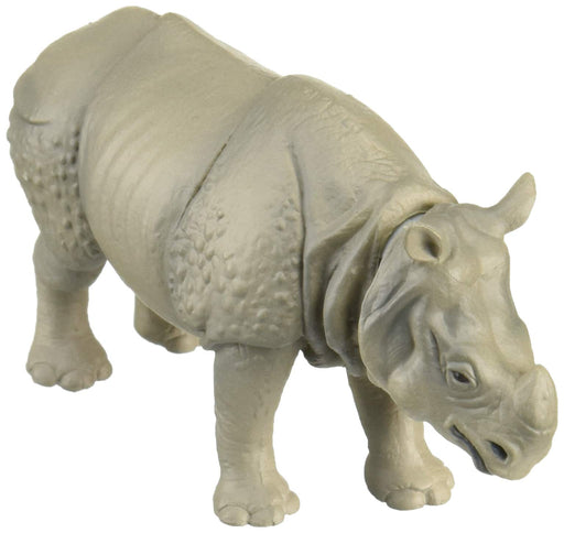 TAKARA TOMY As-18 Animal Adventure Indian Rhinoceros Figure- Japan Figure Store - #1 Bring To You The Best Japanese Goods