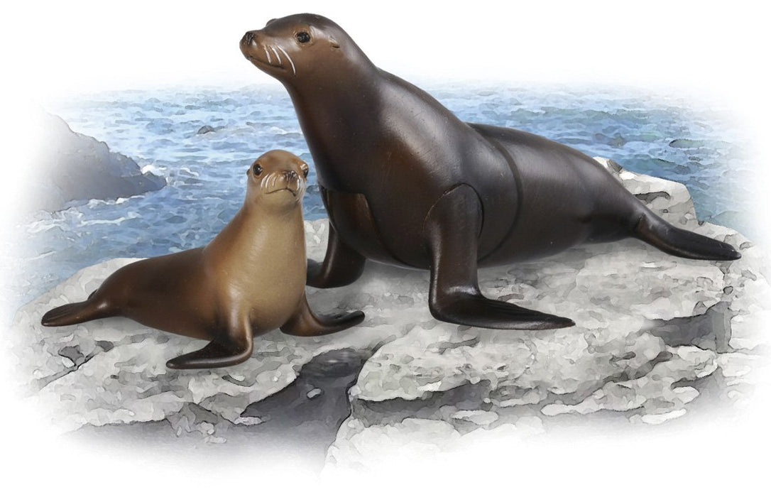 TAKARA TOMY As-21 Animal Adventure Sea Lion Figure- Japan Figure Store - #1 Bring To You The Best Japanese Goods