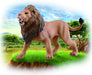 TAKARA TOMY As-29 Animal Adventure Lion Figure Wild Version- Japan Figure Store - #1 Bring To You The Best Japanese Goods