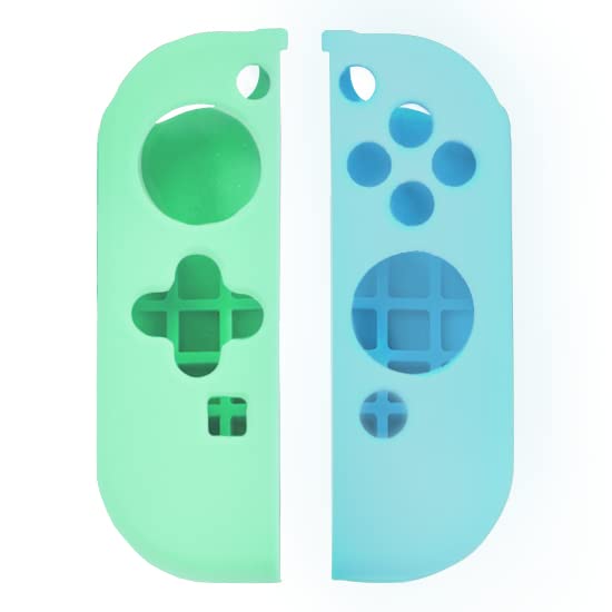 Answer Switch Joy-Con Silicone Protect Light Blue/Green Compatible Nintendo Switch- Japan Figure Store - #1 Bring To You The Best Japanese Goods