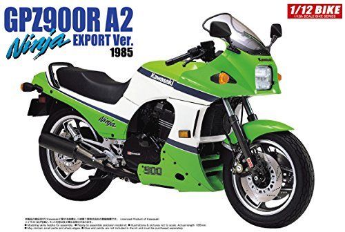 Aoshima 1/12 Bike Kawasaki Gpz900r Ninja A2 Plastic Model Kit