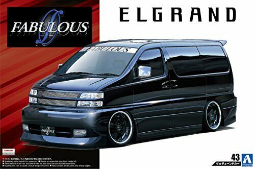 Aoshima 1/24 Fabulous Ape50 Elgrand '00 Nissan Plastic Model Kit