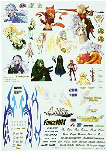Aoshima 1/24 Itasha Decal No.2 Shining Force Feather Model Car - Japan Figure