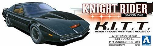 Aoshima 1/24 Knight 2000 K.i.t.t. Season I Model Car