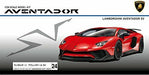 Aoshima 1/24 Lamborghini Aventador Lp750-4 Sv Plastic Model Kit