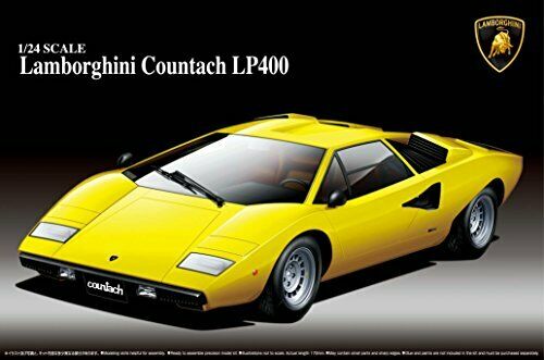 Aoshima 1/24 Lamborghini Countach Lp400 Model Car