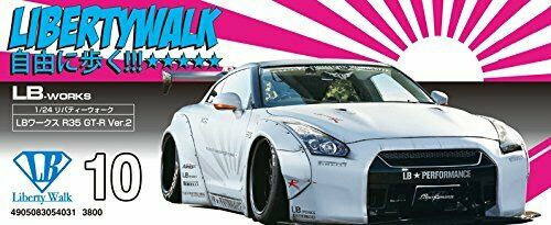 Aoshima 1/24 Lb Works R35 Gt-r Ver.2 Plastic Model Kit