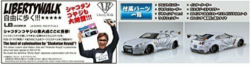 Aoshima 1/24 Lb Works R35 Gt-r Ver.2 Plastic Model Kit