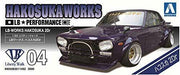 Aoshima 1/24 Lb Works Skyline C10 2dr Plastic Model Kit