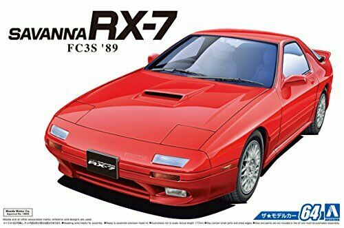 Aoshima 1/24 Mazda Fc3s Savannah Rx-7 '89 Plastic Model Kit