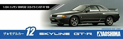 Aoshima 1/24 Nissan Bnr32 Skyline Gt-r '89 Plastic Model Kit