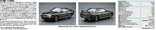 Aoshima 1/24 Nissan Bnr32 Skyline Gt-r '89 Plastic Model Kit