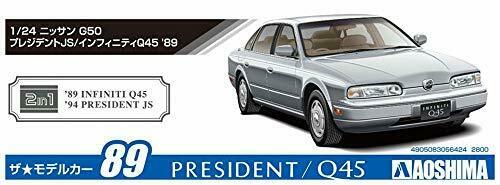 Aoshima 1/24 Nissan G50 President Js/infiniti Q45 '89 Plastic Model Kit