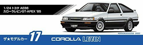 Aoshima 1/24 Toyota Ae86 Corolla Levin Gt-apex '85 Plastic Model Kit