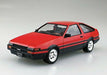 Aoshima 1/24 Toyota Ae86 Trueno '83 Red/black Plastic Model Kit