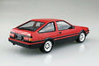 Aoshima 1/24 Toyota Ae86 Trueno '83 Red/black Plastic Model Kit