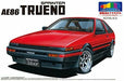 Aoshima 1/24 Toyota Ae86 Trueno '83 Red/black Plastic Model Kit