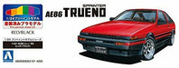 Aoshima 1/24 Toyota Ae86 Trueno '83 Red/black Plastic Model Kit