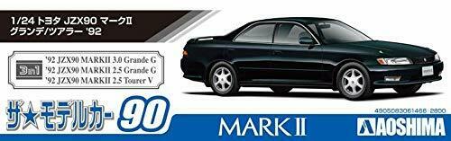 Aoshima 1/24 Toyota Jzx90 Mark Ii Grande / Tourer 1992 Plastic Model Kit