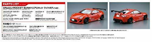 Aoshima 1/24 Toyota Zn6 Toyota86 '12 Greddy & Rocket Bunny Enkei Ver. Model Kit